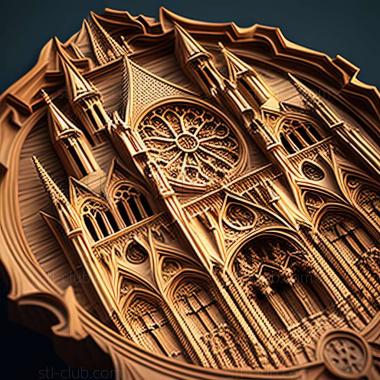 3D model notre dame (STL)